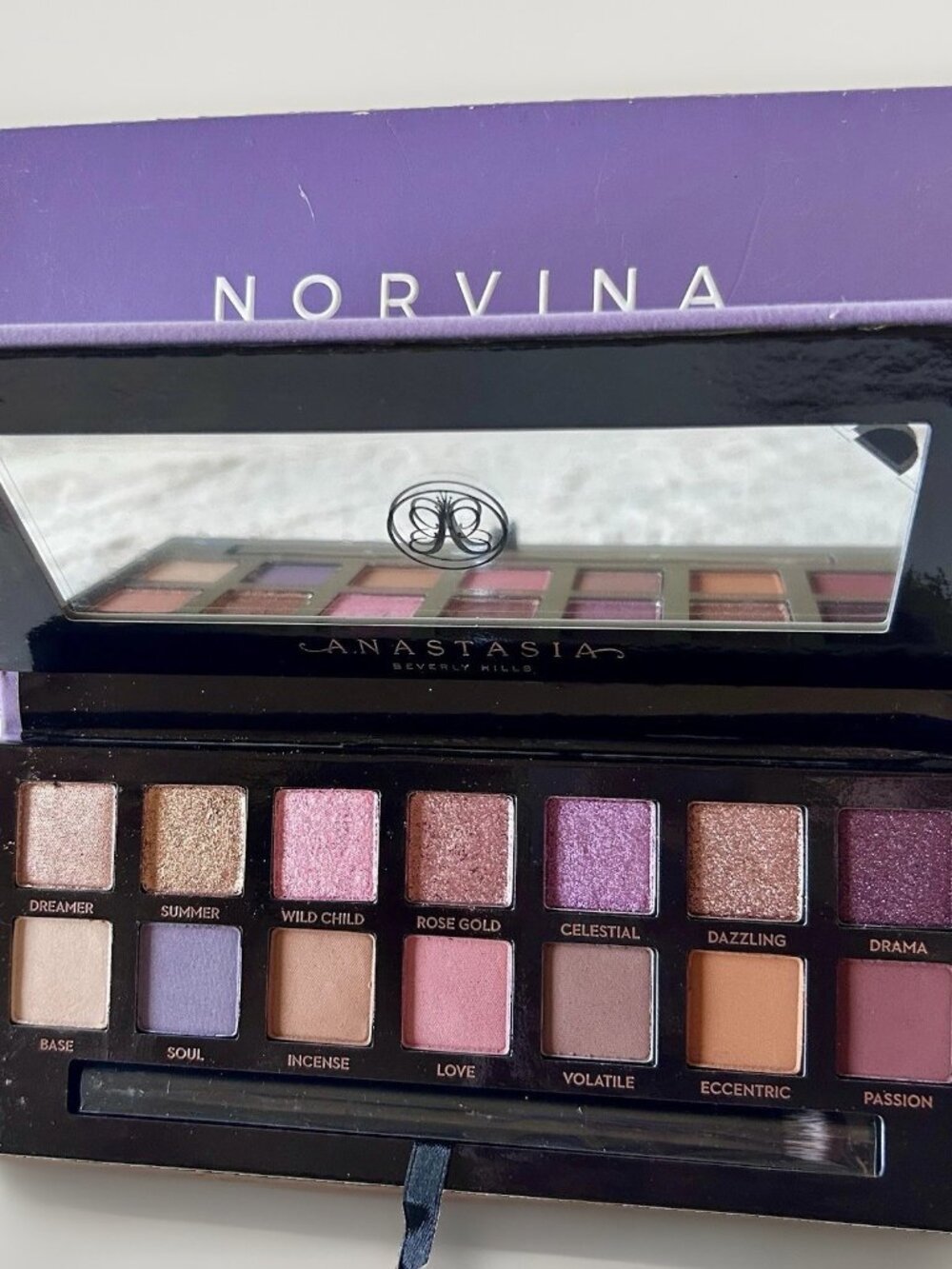 Anastasia Beverly Hills Norvina Eyeshadow Palette Original 14 Shades In Box